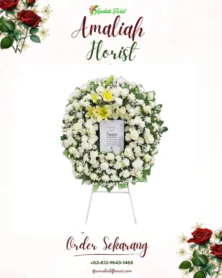 Krans Bunga Duka Gedong